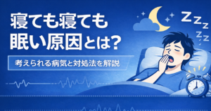 寝ても寝ても眠い原因とは？考えられる病気と対処法を解説